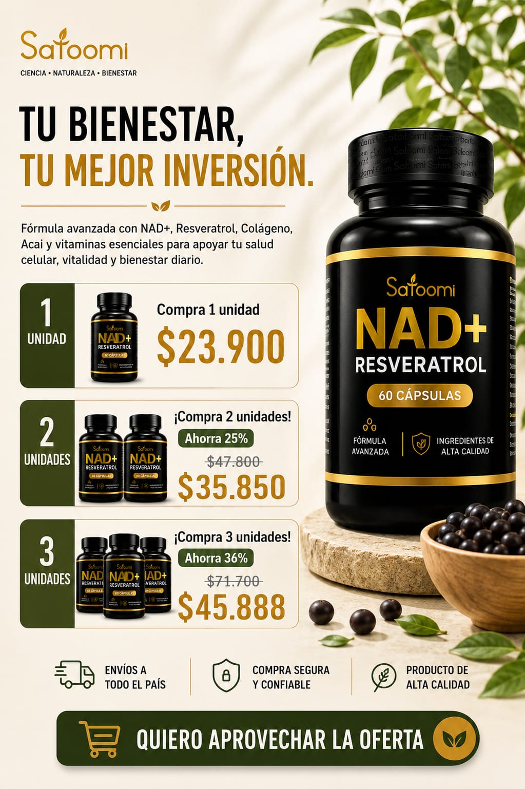 NAD + RESVERATROL