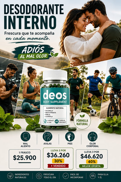 deos                DESODORANTE NATURAL  60 cap