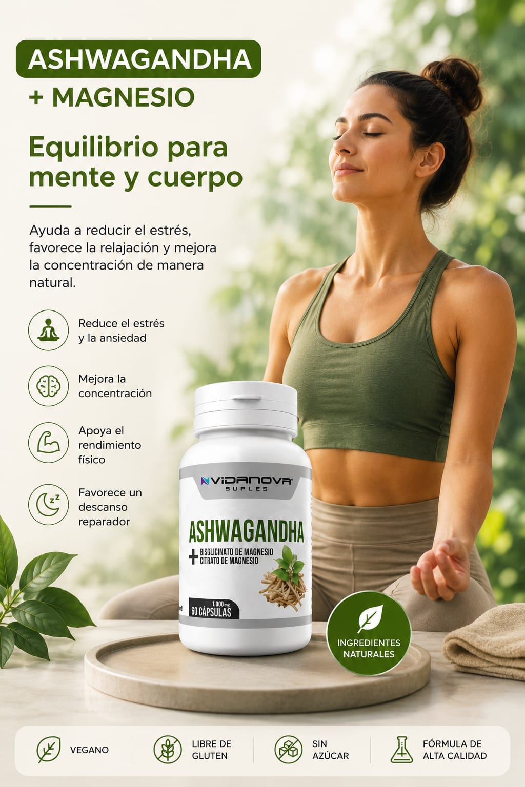 TRIPACK NAD/ASHWAGANDHA/CANDIDA