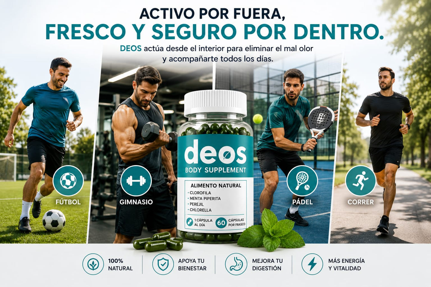 deos                DESODORANTE NATURAL  60 cap
