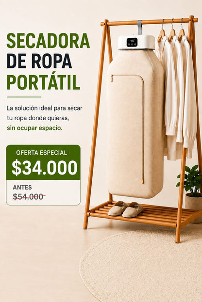Secadora Ropa Portátil