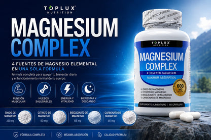 MAGNESIO COMPLEX 600MG