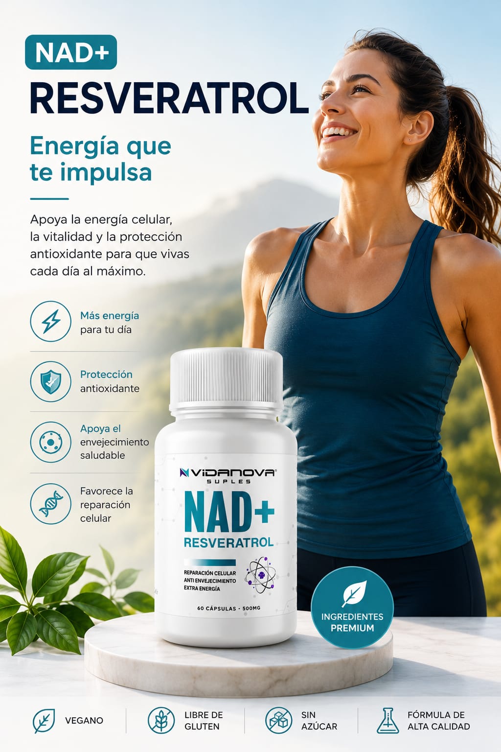TRIPACK NAD/ASHWAGANDHA/CANDIDA